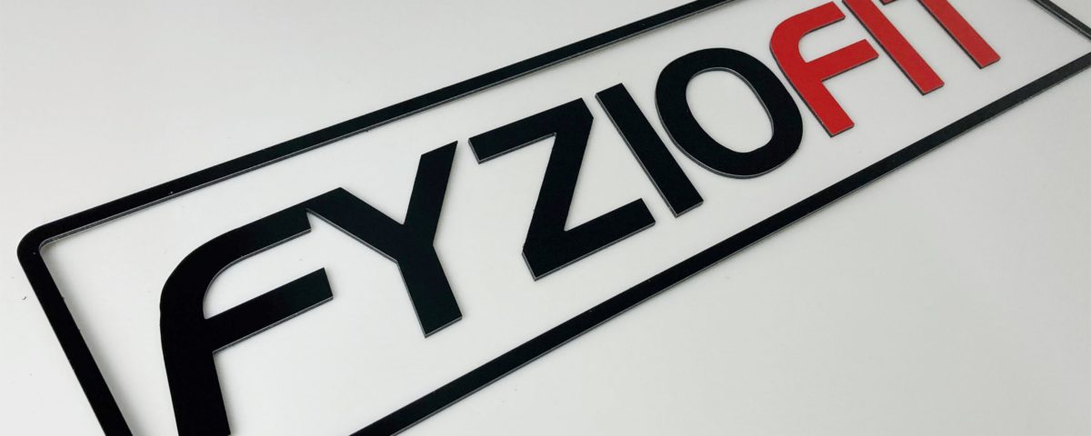 3D logo fyzio fit dibond